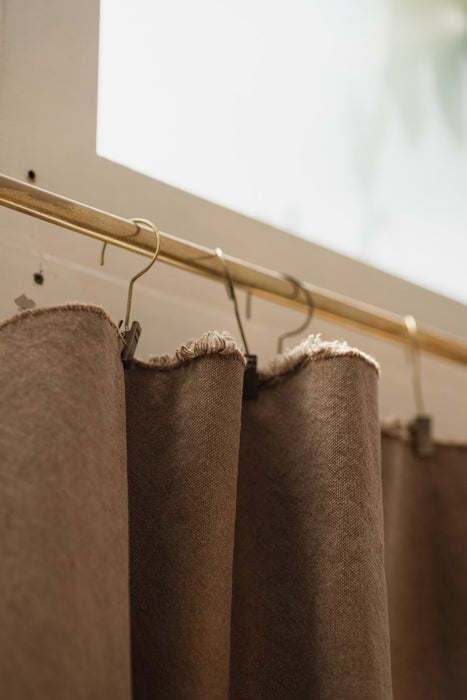 フリンジマルチクロス 140×150 アンティークブロンズ