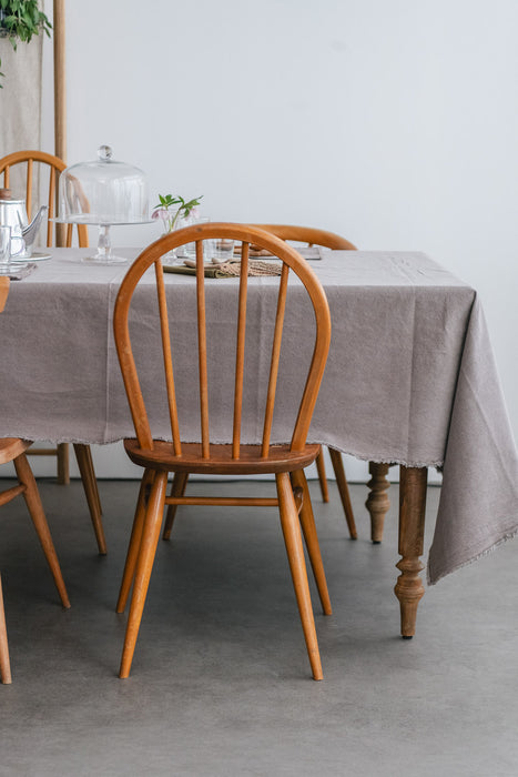 フリンジマルチクロス 140×240 グレイッシュブラウン