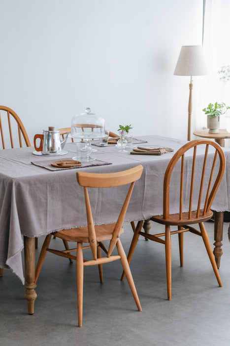 フリンジマルチクロス 140×240 グレイッシュブラウン