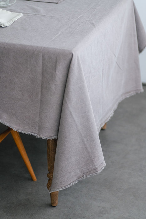 フリンジマルチクロス 140×240 グレイッシュブラウン