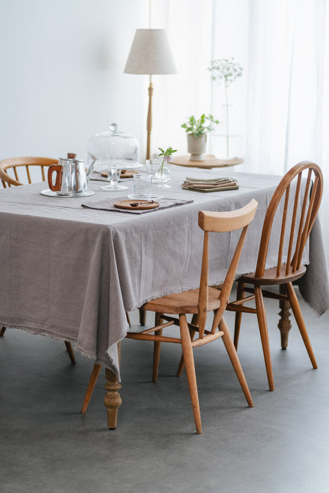 フリンジマルチクロス 140×240 グレイッシュブラウン