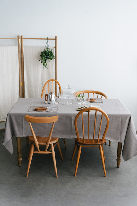 フリンジマルチクロス 140×240 グレイッシュブラウン