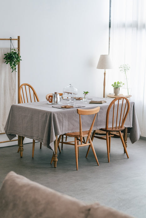 フリンジマルチクロス 140×240 グレイッシュブラウン