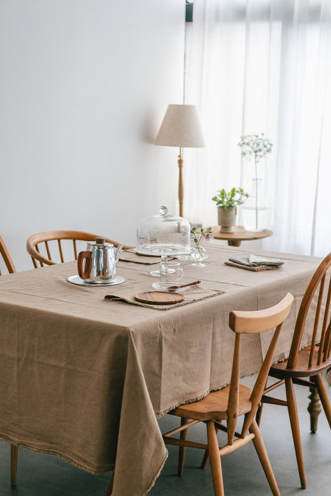 フリンジマルチクロス 140×240 アンティークブロンズ