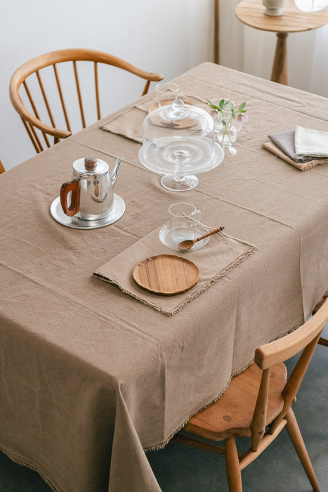 フリンジマルチクロス 140×240 アンティークブロンズ