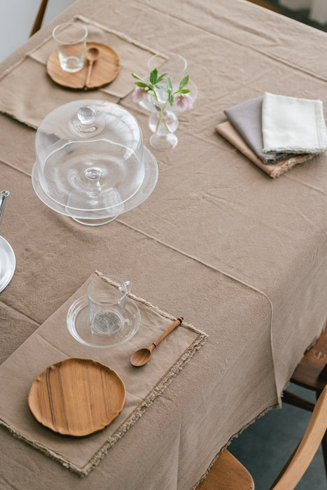 フリンジマルチクロス 140×240 アンティークブロンズ