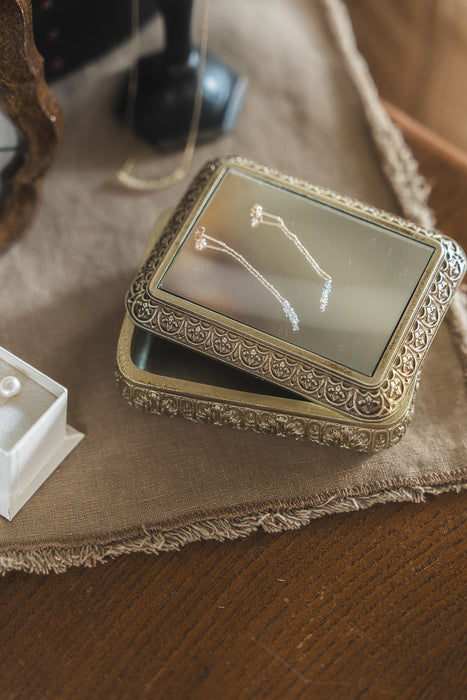 Resin Box with mirror lid