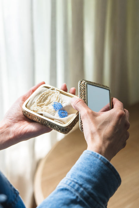 Resin Box with mirror lid