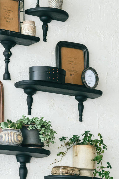 Mur Console Mini Black Wide 400 | Half Wide