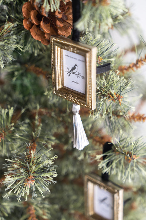 Resin hanging mini frame Square Silver | ミニフレーム 3個セット
