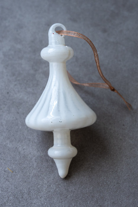 No.84 Nami White Lily 10cm | ガラスオーナメント