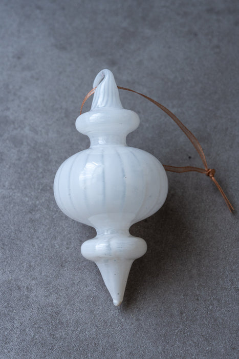 No.84 Nami White Lily 10cm | ガラスオーナメント