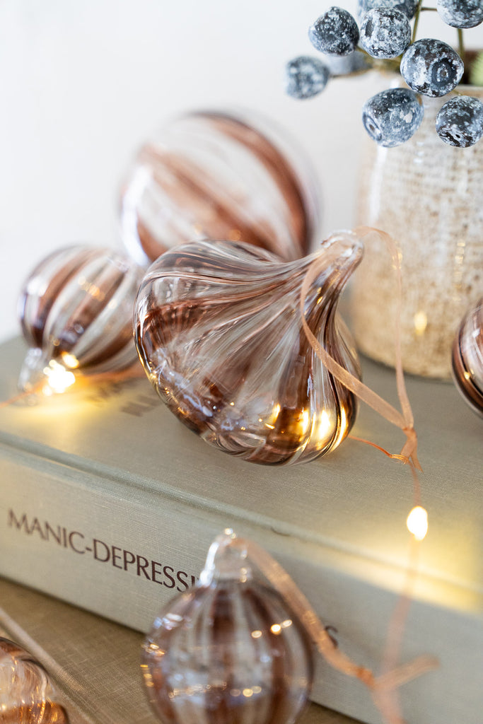Brown Candy ガラスオーナメント｜ブラウンのクリスマスオーナメント 4