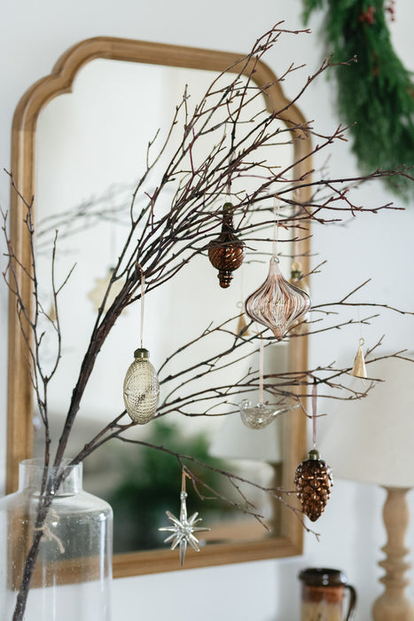 No.86 Brown Candy 8cm | Glass Ornament