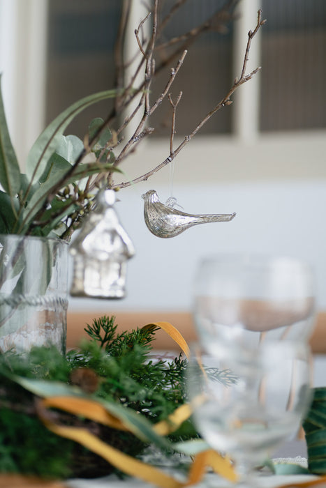 No.92 Silver Bird | ガラスオーナメント