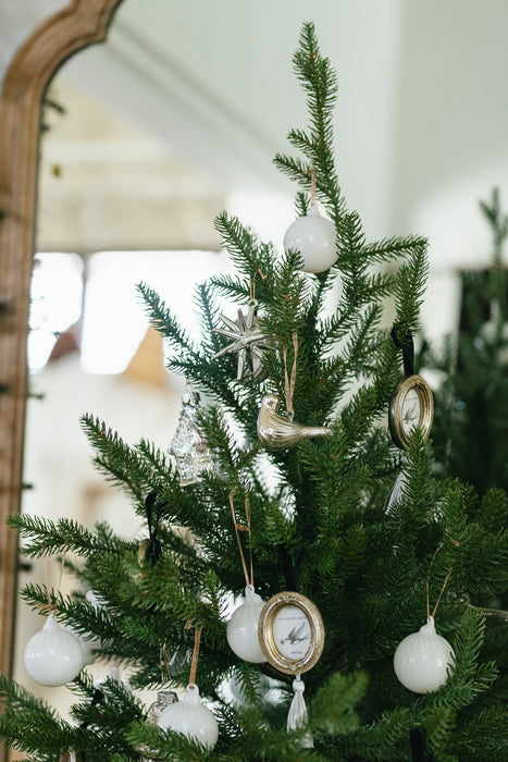 No.92 Silver Bird | Glass Ornament