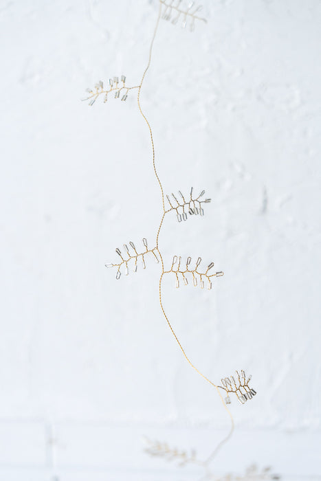 Perle Garland Blanc 100cm