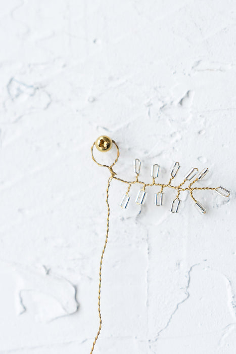 Perle Garland Blanc 100cm