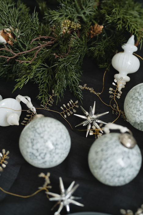 Perle Garland Blanc 100cm