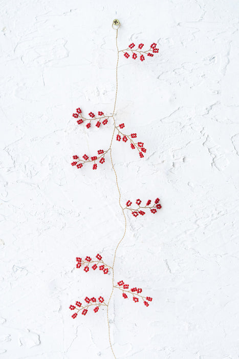 Perle Garland Rouge 100cm