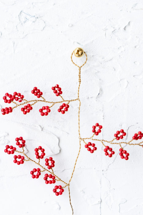 Perle Garland Rouge 100cm
