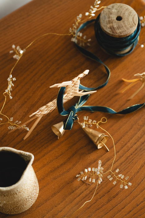 Velvet narrow ribbon