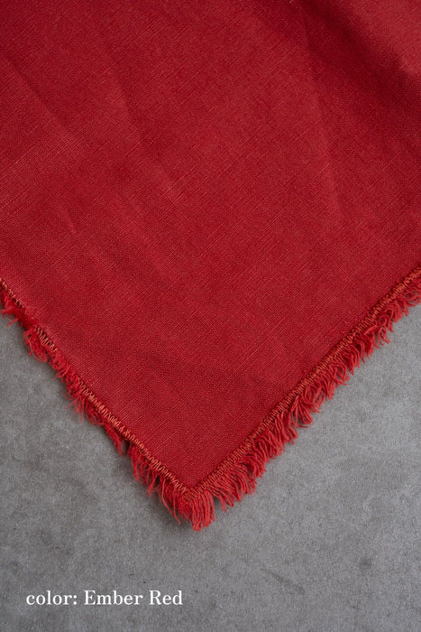 フリンジプレイスマット Ember red