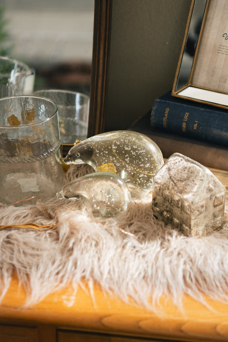 Polar Bear Glass Object