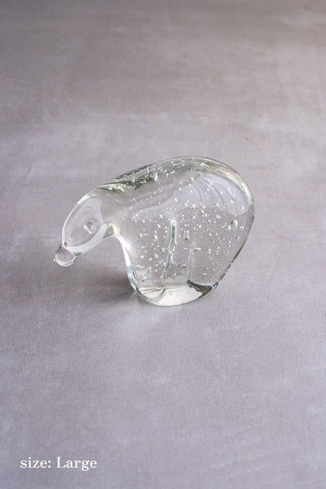 Polar Bear ガラスオブジェ