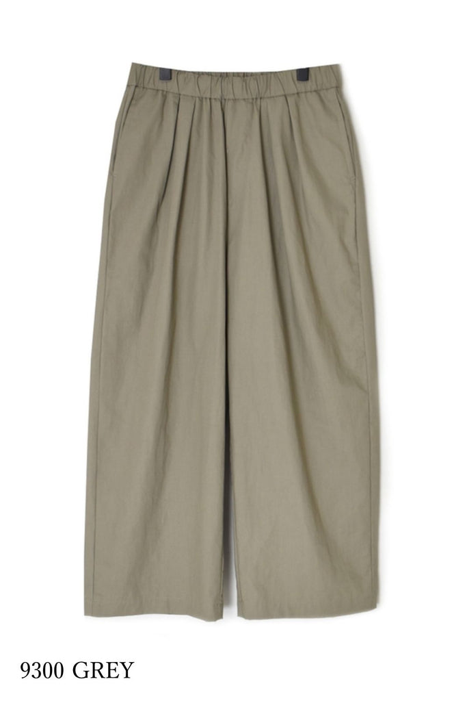 maison de soil COTTON/LINEN DYED WEATHER 2TUCK WIDE EASY PANTS