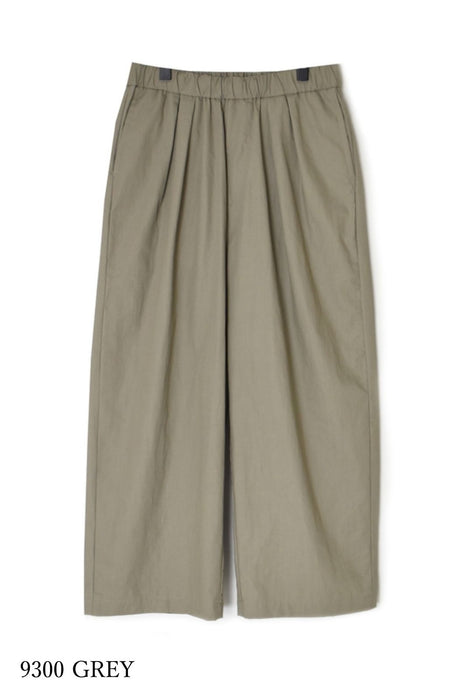 maison de soil | COTTON/LINEN DYED WEATHER 2TUCK WIDE EASY PANTS