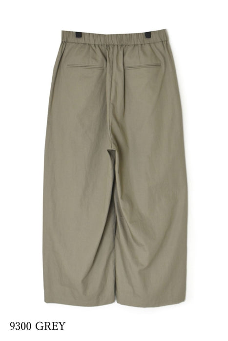 maison de soil | COTTON/LINEN DYED WEATHER 2TUCK WIDE EASY PANTS