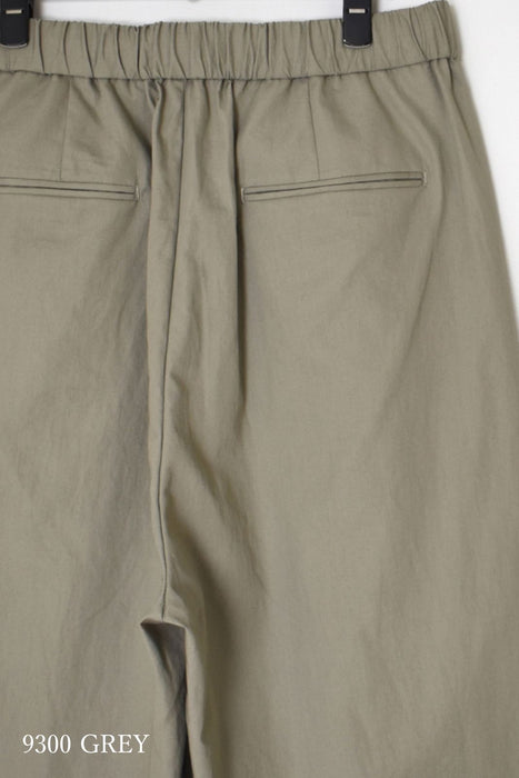 maison de soil | COTTON/LINEN DYED WEATHER 2TUCK WIDE EASY PANTS