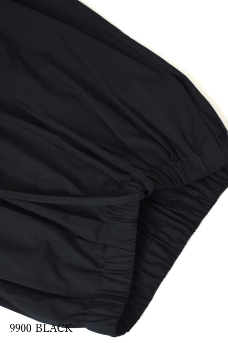 maison de soil | COTTON/LINEN DYED WEATHER 2TUCK WIDE EASY PANTS