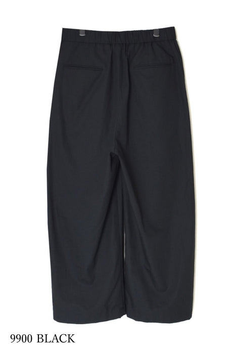 maison de soil | COTTON/LINEN DYED WEATHER 2TUCK WIDE EASY PANTS