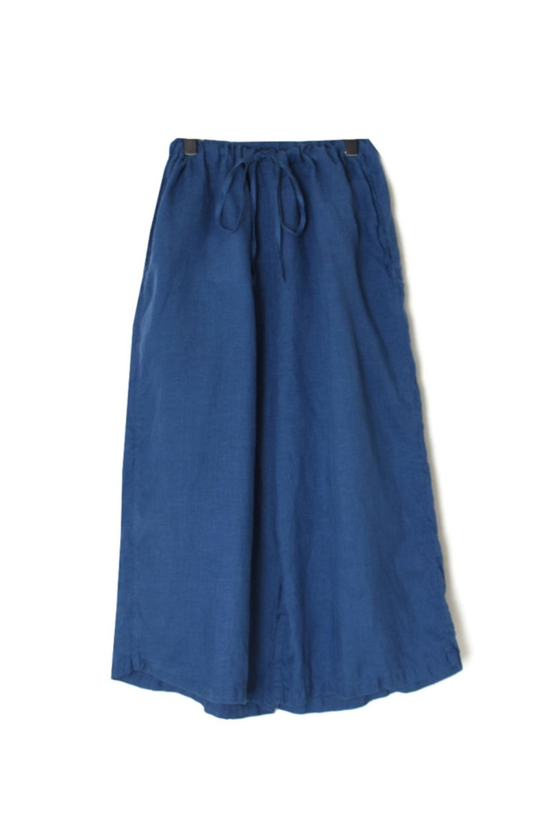 HTS LINEN PLAIN OVERDYE EASY PANTS｜リネン100％のイージーパンツ