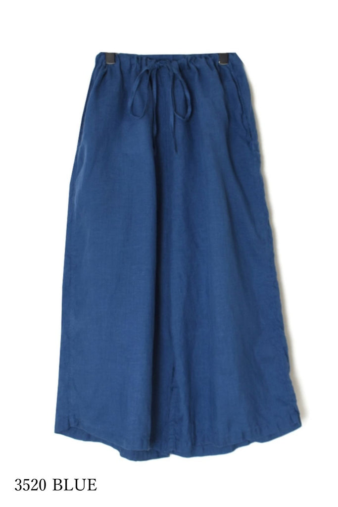 HTS LINEN PLAIN OVERDYE EASY PANTS｜リネン100％のイージーパンツ