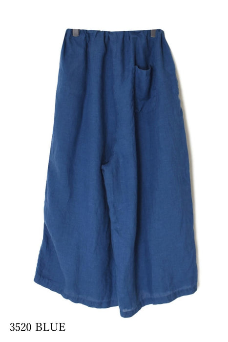 HTS | LINEN PLAIN OVERDYE EASY PANTS