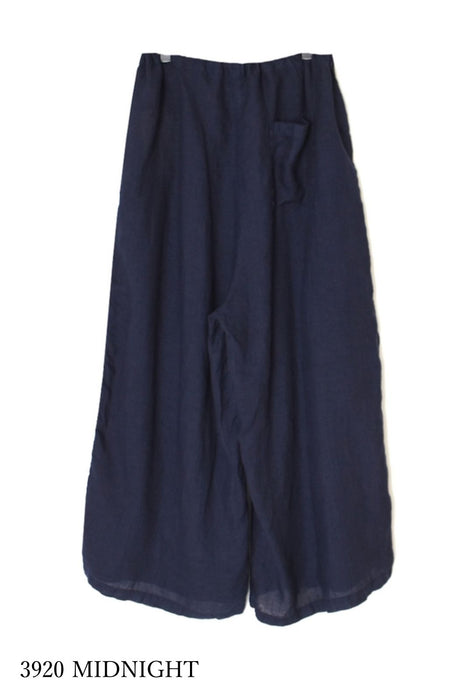 HTS | LINEN PLAIN OVERDYE EASY PANTS