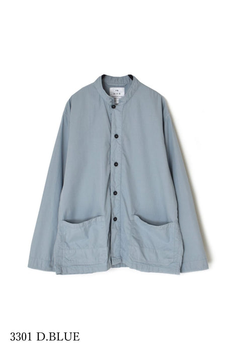 HTS | 60s COTTON POPLIN OVERDYE STAND COLLAR COVERALL