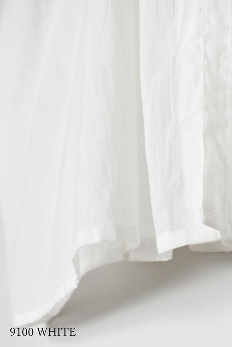SOIL | 80s COTTON VOILE LACE LACE&LOOP BUTTON GATHERED SMOCK