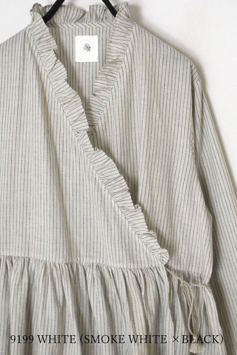maison de soil | HANDWOVEN COTTON STRIPE FRILL CACHE COEUR