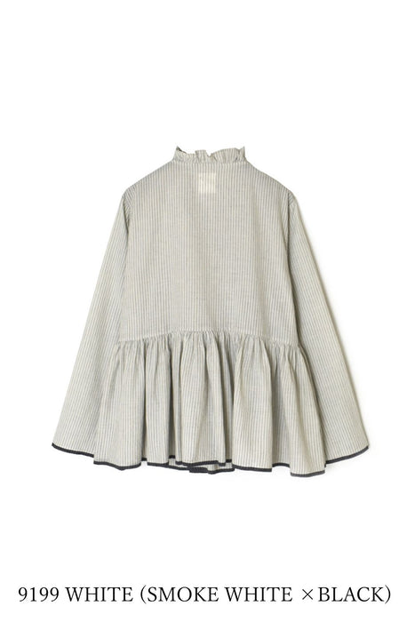 maison de soil | HANDWOVEN COTTON STRIPE FRILL CACHE COEUR