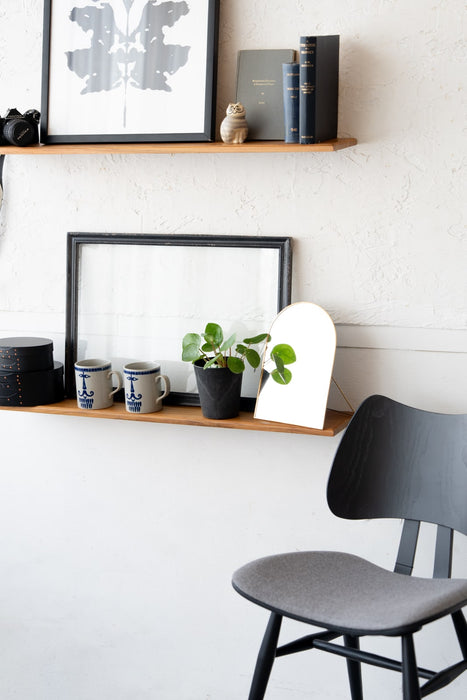 Teak Classic shelf W900 | 棚受け一体型シェルフ ロング