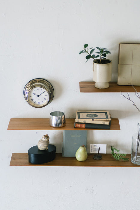Teak Thin shelf | 棚受け一体型シェルフ