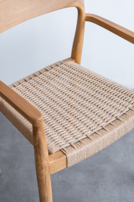 Teak ダイニングチェア ペーパーコード | ナチュラル