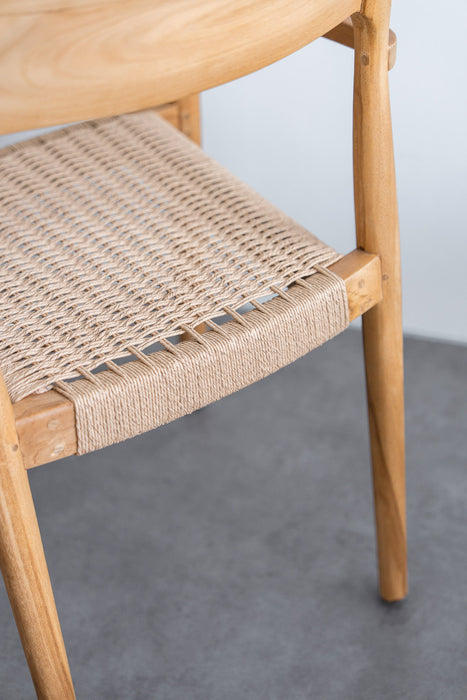 Teak ダイニングチェア ペーパーコード | ナチュラル
