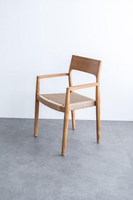 Teak ダイニングチェア ペーパーコード | ナチュラル