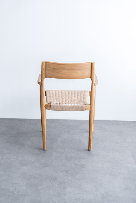 Teak ダイニングチェア ペーパーコード | ナチュラル