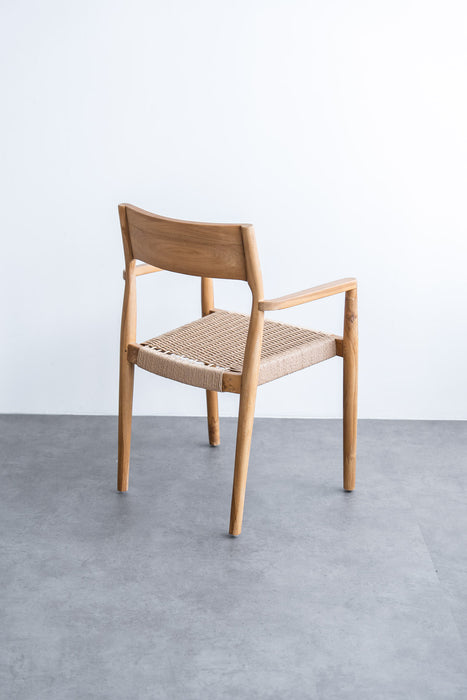 Teak ダイニングチェア ペーパーコード | ナチュラル